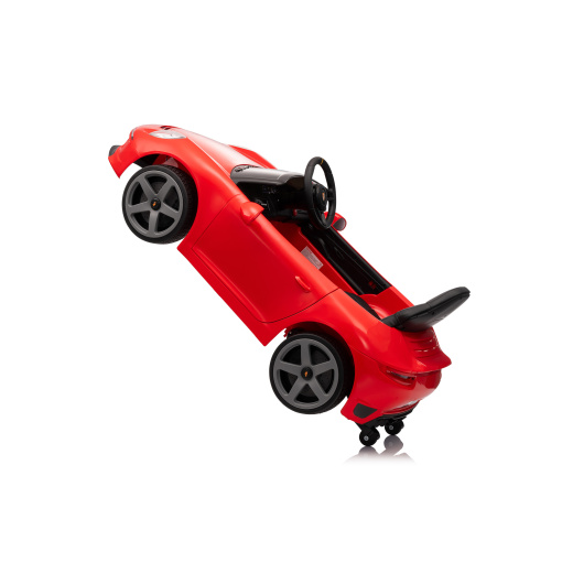 Kids Porsche Ride-On: Red & White Electric Toy
