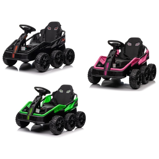 kids 6 wheel electric go karts 24v