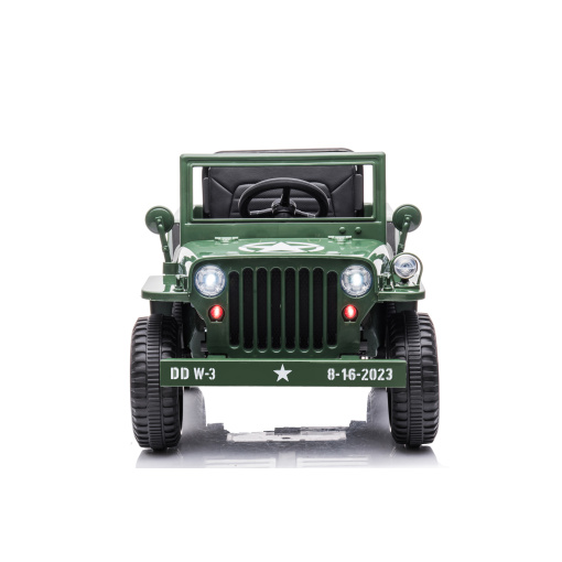 Kids Willys Jeep ride-on car, electric powered