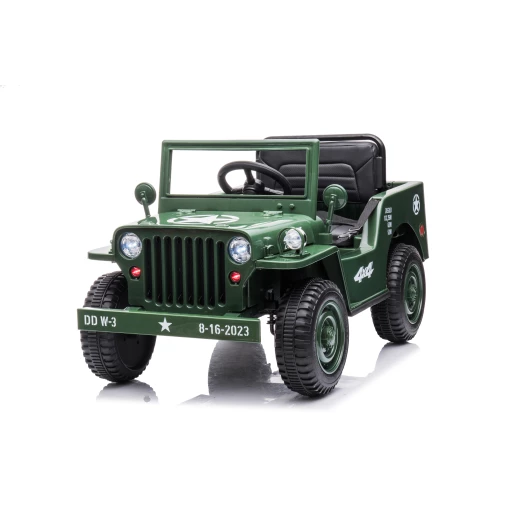 Authentic Willys Jeep style ride-on for children