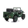 Willys Jeep replica ride-on for imaginative play