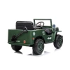 Willys Jeep replica ride-on for imaginative play