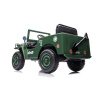 Vintage military style ride-on Jeep for young adventurers
