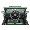 Toddler Willys Jeep electric ride-on with realistic features