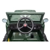 Toddler Willys Jeep electric ride-on with realistic features