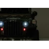 Classic Willys Jeep kids' electric vehicle, multi-terrain tyres