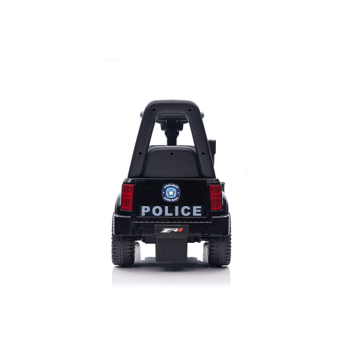 Indoor/outdoor police car toy for toddlers, black