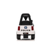 Indoor/outdoor police car toy for toddlers, white