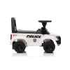 Police play car for toddlers, foot-driven, white