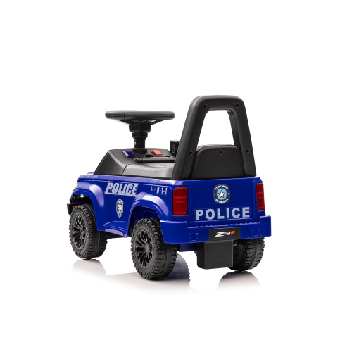 Early learning police vehicle for toddlers, blue