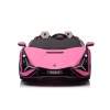 Kids 2 Seater Lamborghini Sian Ride On Car - Pink
