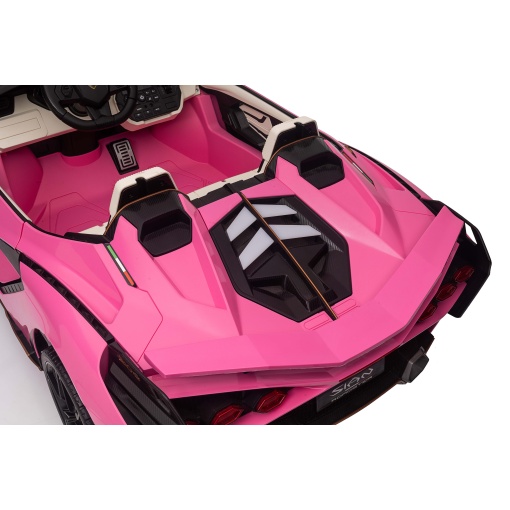 Stylish Pink Kids Lamborghini Sian Toy Car