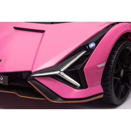 Luxurious Pink Lamborghini Sian Ride On Toy