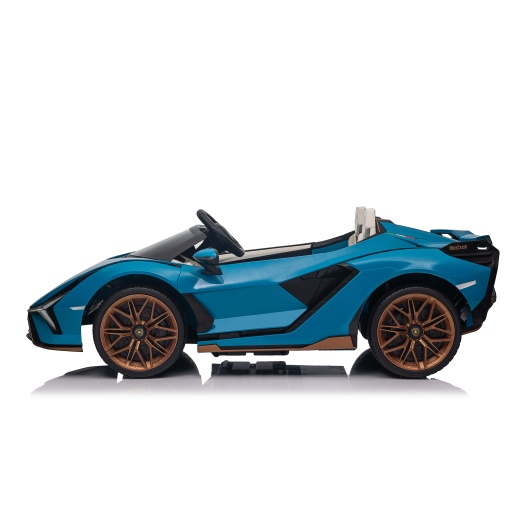 Boys Blue Lamborghini Sian Electric Ride On Car