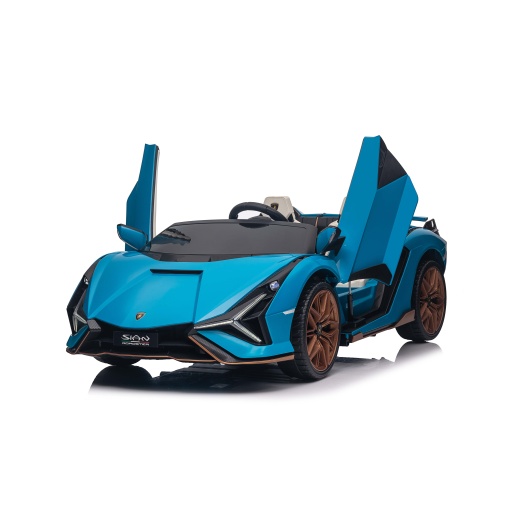 Child's Blue Lamborghini Sian with Remote Control