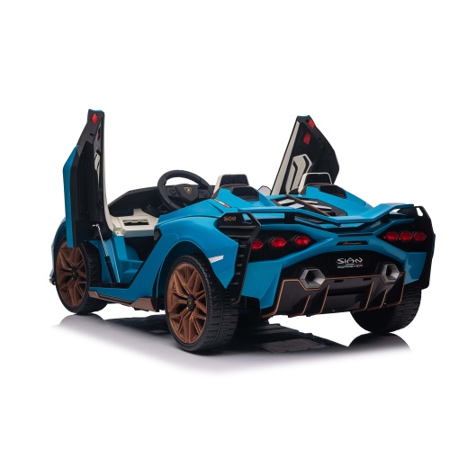 Vibrant Blue Lamborghini Sian for Kids
