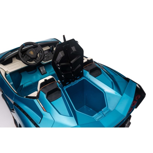 Kids 2 Seater Lamborghini Sian Ride On Car - Blue