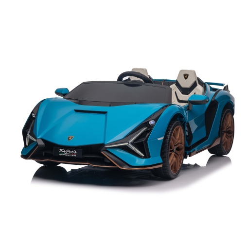 Feature-Rich Kids Lamborghini Sian: Designed for fun and safety, this pink or blue 2-seater Lamborghini Sian