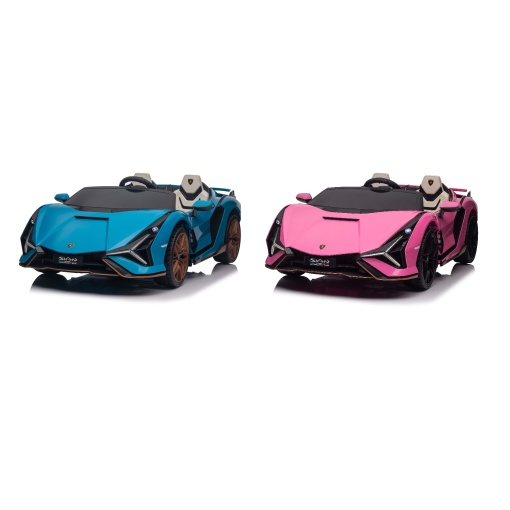 2-Seater Kids Lamborghini Sian Ride-On Car with Remote