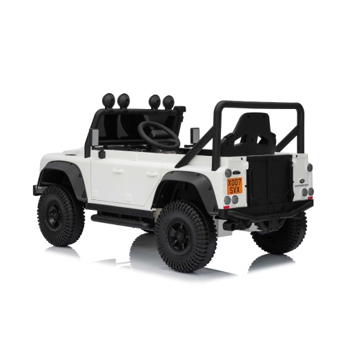 12v Licenced Land Rover Defender white